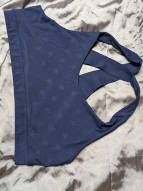 Old Navy Navy Blue PowerSoft Active Sports Bra